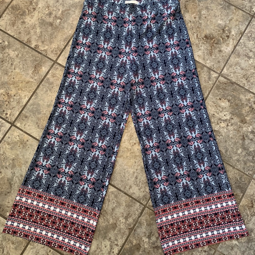 Wide leg trousers pants